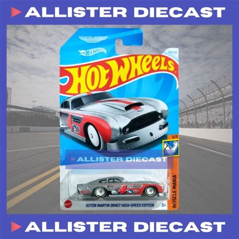 Hot Wheels Aston Martin DB4GT High Speed Edition Silver Hotwheels Aston Martin DB4GT High Speed