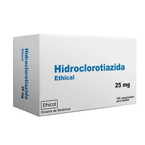 Hidroclorotiazida Ethical Ethical Pharmaceutical