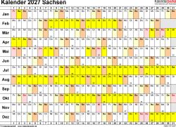 Kalender Sachsen Ferien Feiertage Word Vorlagen