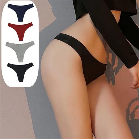 Ice Silk Seamless Panty Women Summer Sexy Ice Silk Bikini Underwear
