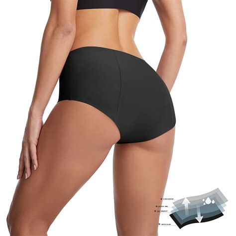 Dondpo Swim Shorts Women Womens Swimsuits Women S Black High Waisted Bikini Bottoms Retro Basic