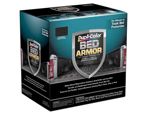 Dupli Color Bed Armor Ebak20100 Bed Liner Black 1 Gal