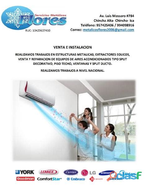 Aire Acondicionado Instalacion Y Mantenimiento 934574277 En En Lima