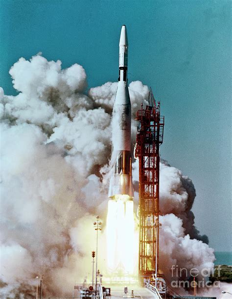 Ranger 4 Spacecraft Launch Photograph By Nasa Marshall Space Flight Center Science Photo Library