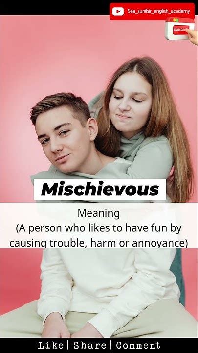 mischievous meaning examples shorts youtube
