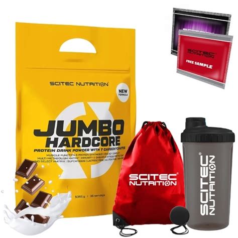 SCITEC JUMBO HARDCORE 5355 g MASA MIĘŚNIOWA BIAŁKO 12146415085