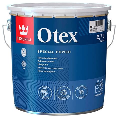Tikkurila Otex / Тиккурила Отекс грунт адгезионный для сложных ...