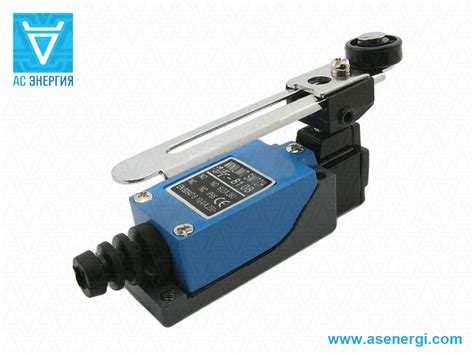 Выключатель путевой концевой рычаг регулируемый с роликом KZ-8108 TZ ...