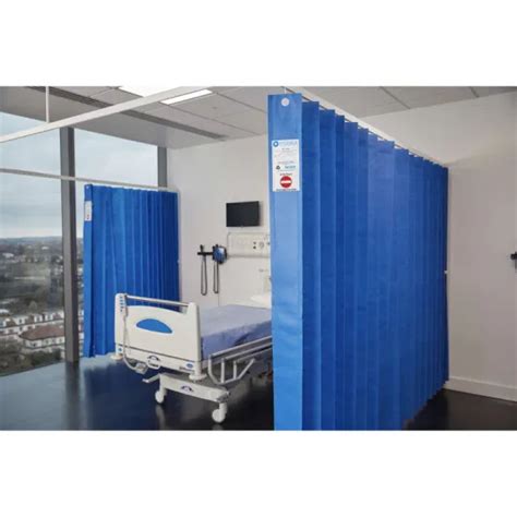 newpolyester blue mesh privacy cubicle partition divider medical icu