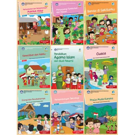 Jual Buku Paket Tematik Sd Kelas 3 Tema 12345678 Agama Islam