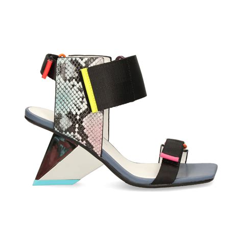 United Nude Women S Heeled Sandals Rockit Run Natural