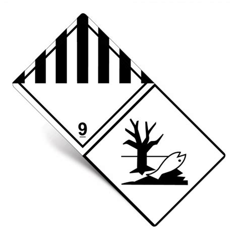 Gefahrgut Kennzeichnung Klasse Ohne Text Umweltgef Hrdende Stoffe