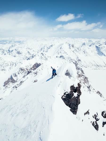 Andrzej Bargiel First Ascent And Skis On Yawash Sar II