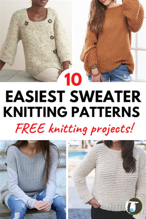 Basic Knitting Patterns Pullovers