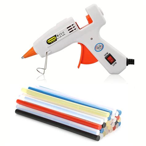 Power Adjustable Hot Melt Glue Gun With Pc Glue Stick