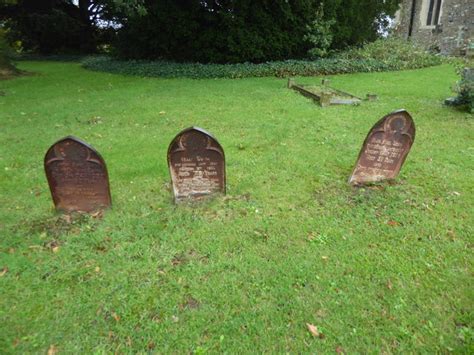 Iron Gravestones In St John The Baptist Marathon Geograph