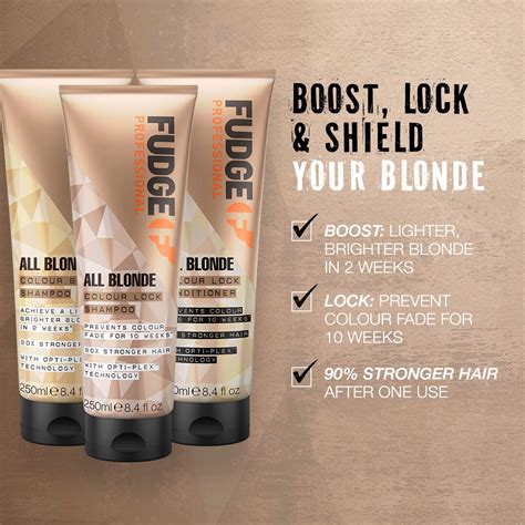 All Blonde Colour Lock Shampoo Ml Fudge Professional