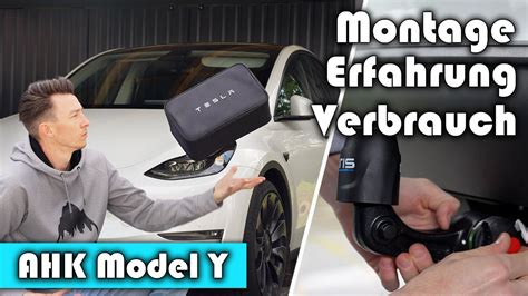 Tesla Model Y Anh Nger Kupplung Montieren Katastrophe Youtube