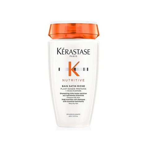 KERASTASE NUTRITIVE BAIN SATIN RICHE 250 ml - Shampoo per capelli secchi/molto secchi da medi a ...