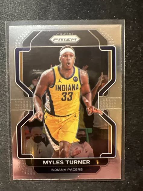 2021 22 PANINI PRIZM Basketball Myles Turner Base Indiana Pacers 175