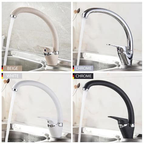 On Sale Ledeme Kitchen Faucet Bend Pipe Degree Rotation With Water