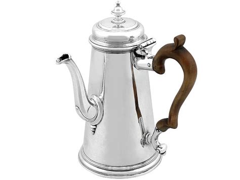 Sterling Silver Hot Chocolate Pot AC Silver