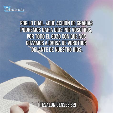 1 Tesalonicenses 3 9 Referencias Cruzadas De La Biblia Conexiones