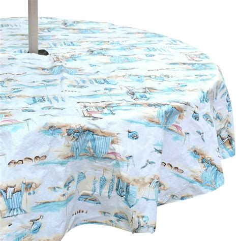 Round Tablecloth Umbrella Hole
