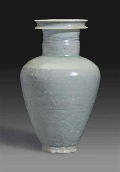 A Northern Celadon Vase China Northern Song Dynasty Ad