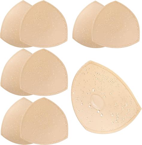 Waterproof Swimsuit Bra Pad Inserts Pairs Push Up Bra Pads Sewn Padded For Bikini Sports Bra