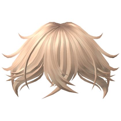 Messy Fluffy Bangs In Blonde Roblox