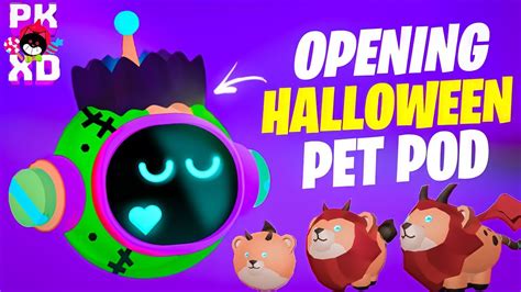 Opening Pk Xd Halloween Pet Pod Pk Xd Youtube