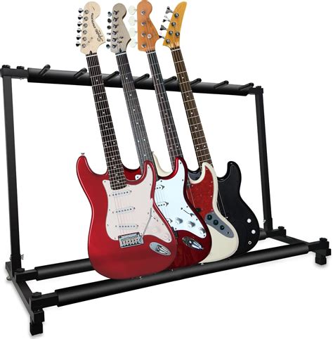 Amazon.com: GeeWin Multi Guitar Stand, 3 Guitar Stand Rack, Folding ...