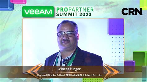 Vineet Hingar Regional Director And Head Bfsi India Sisl Infotech Pvt