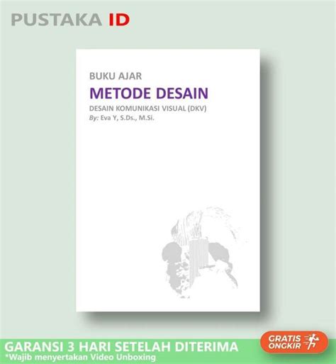 Jual Buku Ajar Metode Desain Desain Komunikasi Visual Dkv Full