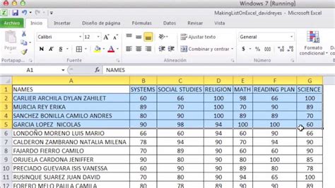 Como Hacer Listas Ordenadas Y Filtradas En Excel Youtube