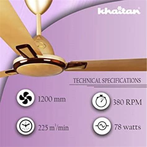 Mm Khaitan Magma Premier High Speed Ceiling Fan Metallic Sunshine