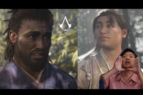 New Assassins Creed Game Has Gay Black Samurai Kiss They Them Character And That S Not All