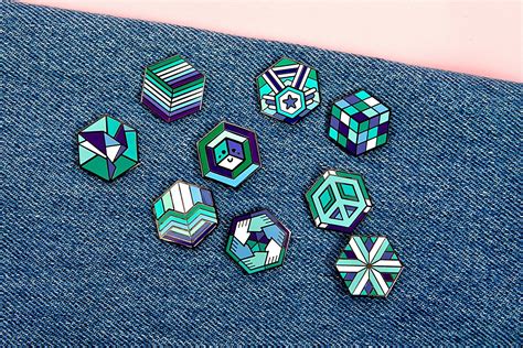 Gay Mlm Pride Pins Medal Rubik S Multigender Abrosexual Etsy