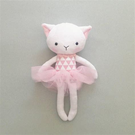 Cat Rag Doll Plush Cat Toy Handmade Cat Doll Heirloom Etsy Rag