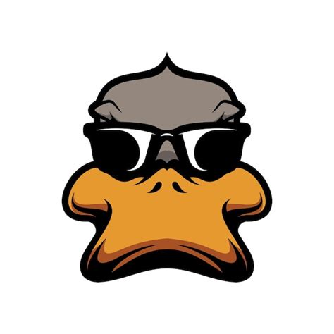 Premium Vector Duck Mascot Logo Design