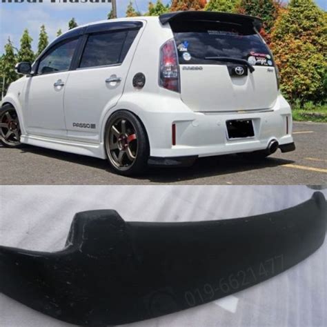 Perodua Myvi Passo Trd Spoiler Shopee Malaysia