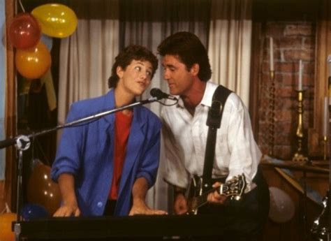 Kirk Cameron And Alan Thicke On The Set Of Growing Pains In Alan