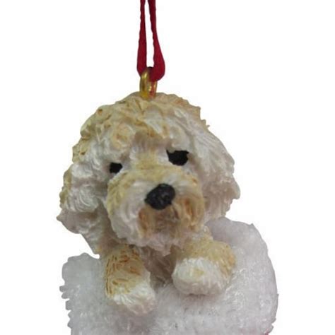 Goldendoodle Christmas Ornament Handpainted And Handcrafted Etsy