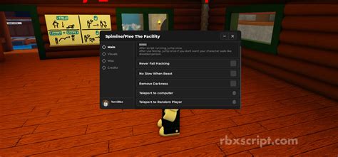 Flee The Facility Teleports Esp Scripts Rbxscript