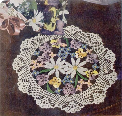 Star Book No 71 Doily Bouquet By American Thread Companya Project