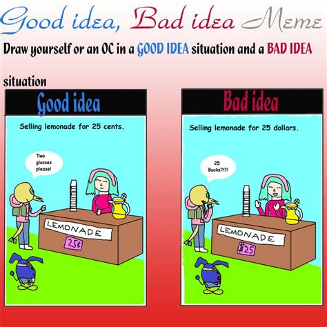 Good Idea Bad Idea Comic 1 By Graycomputer On Deviantart