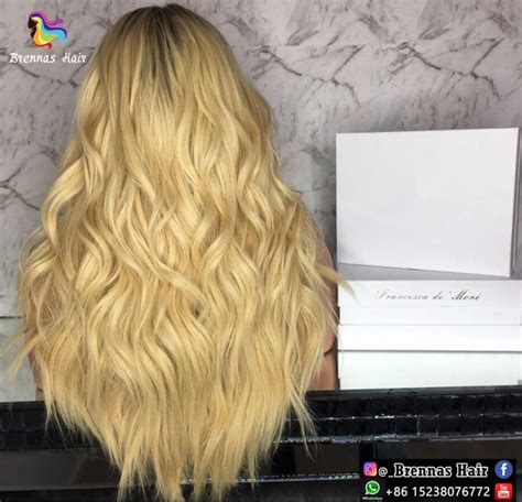 Premium Customized Ombre Blonde Wig Lace Front Human Hair Wigs