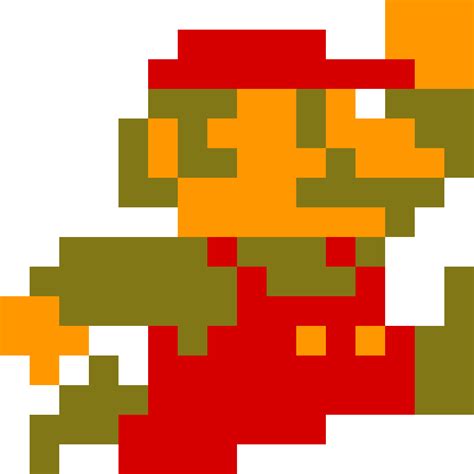 Pixilart Super Mario Bros Small Mario Jumping By The Mario Guy