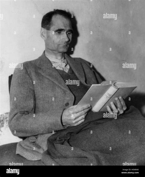 Rudolf Hess In Landsberg Prison Stock Photo Alamy